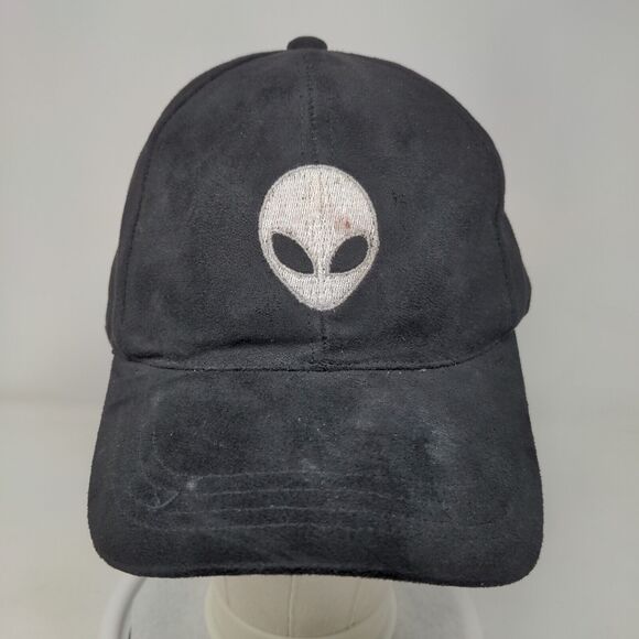 Alien Slideback Hat Black One Size Embroidered Adjustable 6 Panel - Picture 2 of 7